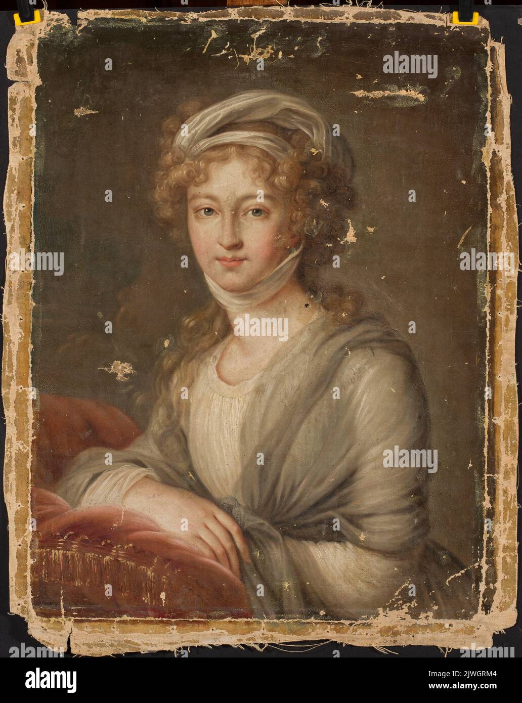 Portrait d'Elizabeth Alexeievna, épouse d'Alexandre I (1779-1826). Vigée-Lebrun, Marie Elisabeth-Louise (1755-1842), peintre Banque D'Images