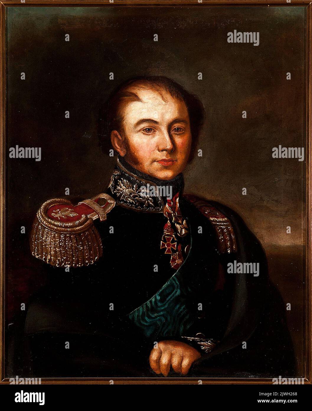 Portrait de la scierie Franciszek Drucki-Lubecki. Gomier-Prévot, Marie (fl. Ca 1830), auteur d'un modèle, inconnu, peintre Banque D'Images