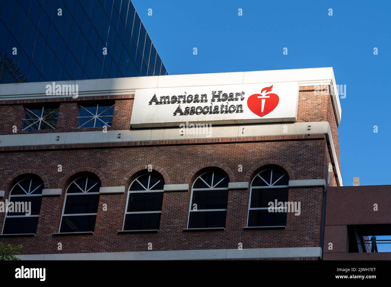 Bureau de l'American Heart Association à Los Angeles, CA, États-Unis Banque D'Images