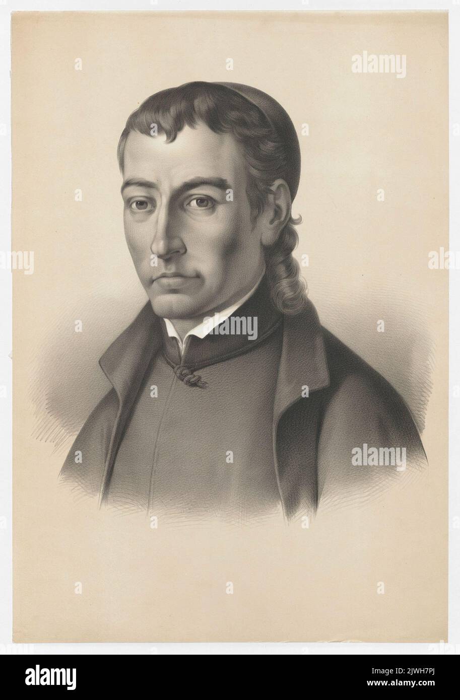 Portrait de Maciej Dogiel. Lemercier, Rose Joseph (Paryż ; zakład litograficzny ; 1827-post 1899), atelier de lithographie, Maurin, Antoine (1793-1860), graphiste, Wilczyński, Jan Kazimierz (1806-1885), éditeur Banque D'Images