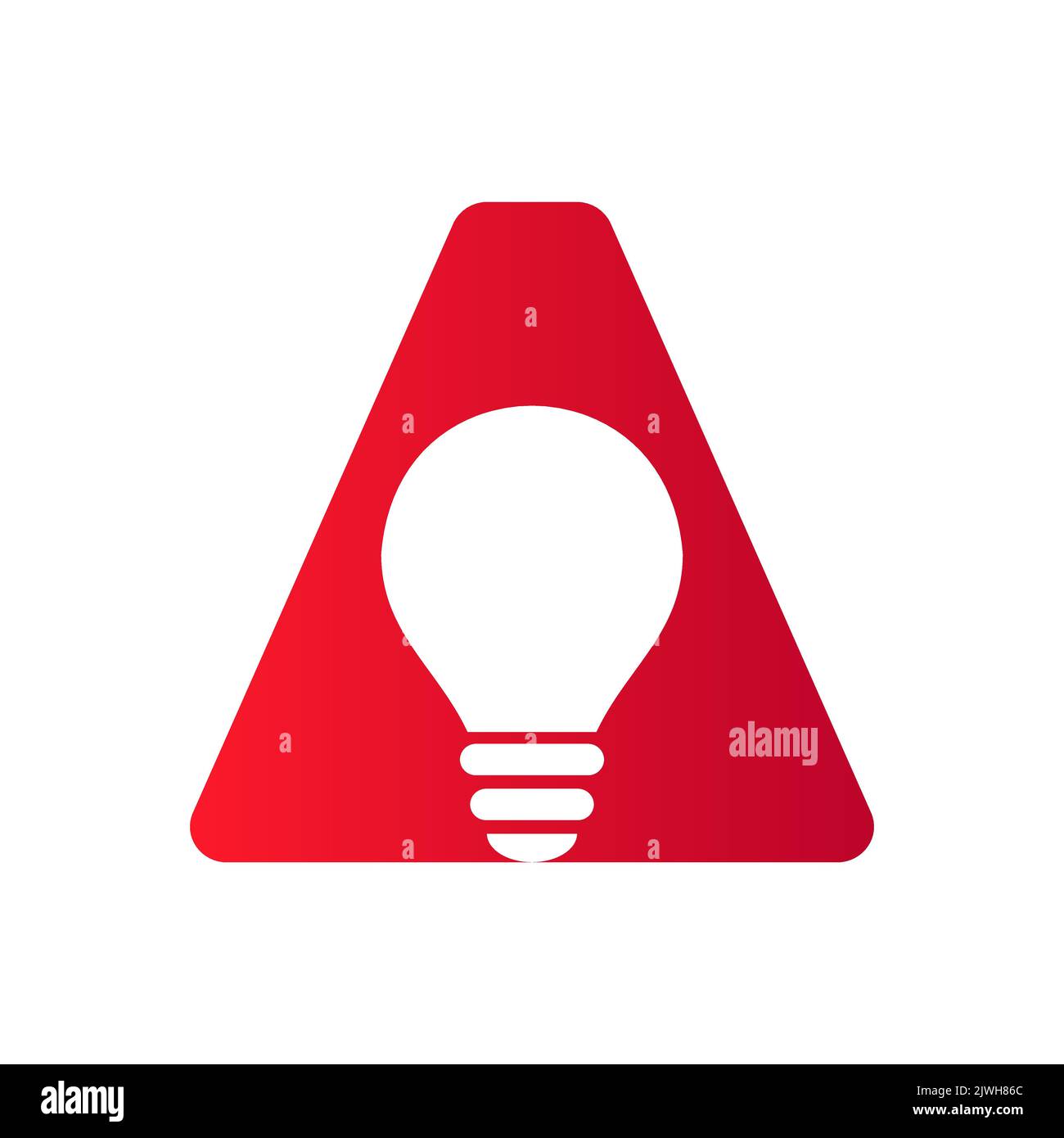 Lettre A logo électrique combiné avec modèle vectoriel d'icône d'ampoule électrique. Logo de l'ampoule symbole du signe Illustration de Vecteur