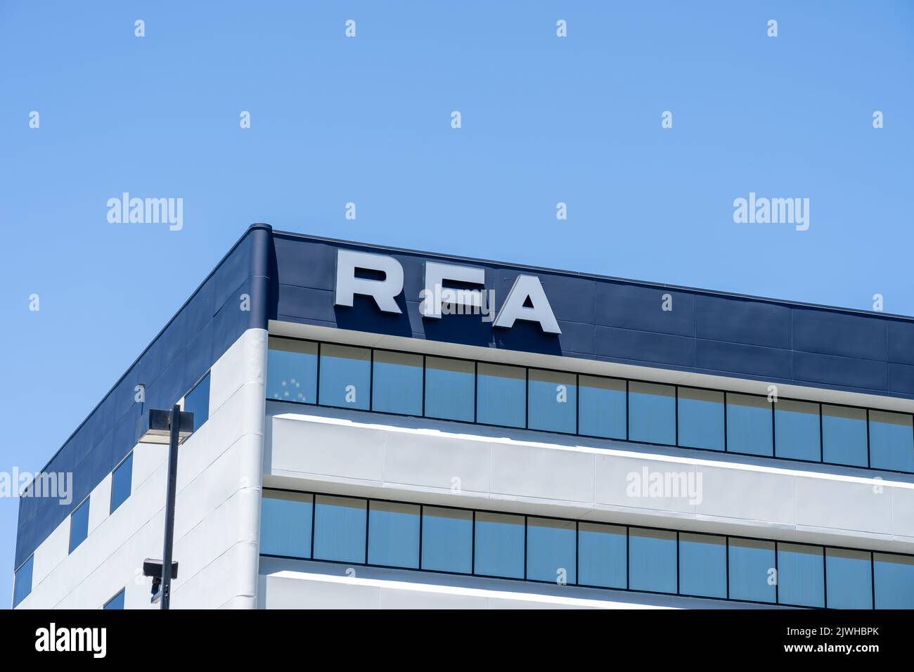 San Diego, CA, USA - 9 juillet 2022 : bâtiment RFA à Sorrento Mesa, San Diego, CA, USA. Banque D'Images