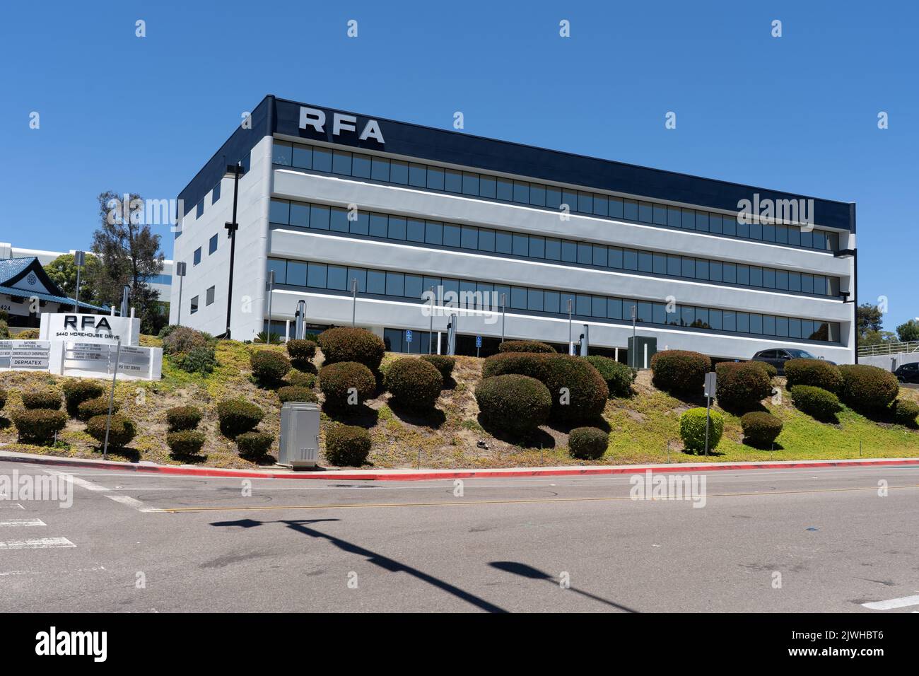 San Diego, CA, USA - 9 juillet 2022 : bâtiment RFA à Sorrento Mesa, San Diego, CA, USA. Banque D'Images