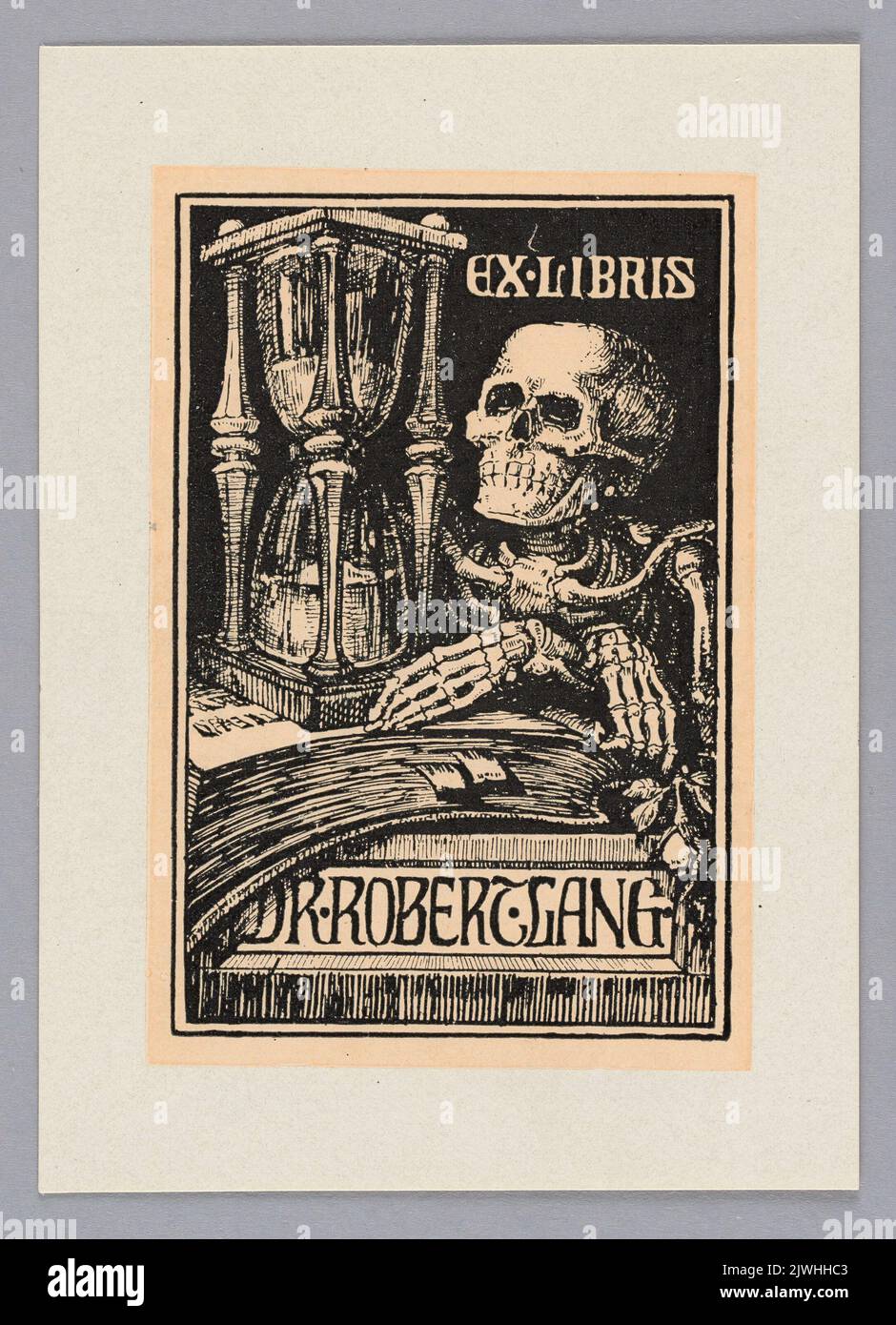 Bibliothèque du dr Robert Lang. Dammköhler, Philipp (1871-1924), graphiste Banque D'Images