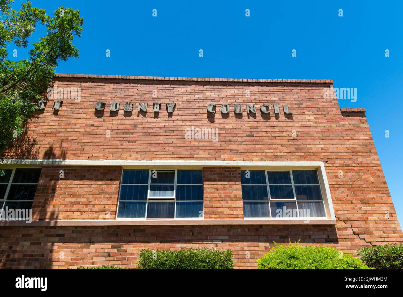 L'ancien conseil du comté du Nord-Ouest a des bureaux à inverell, nouvelle-galles du Sud, en australie Banque D'Images