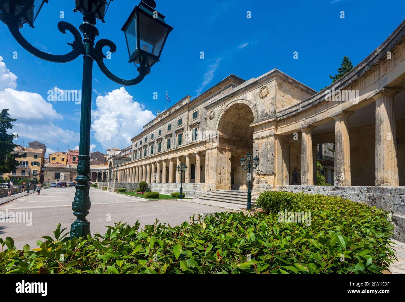 Palais de Saint Michel et Saint George sur Corfou, Grèce. Commandé par Sir Thomas Maitland. Banque D'Images