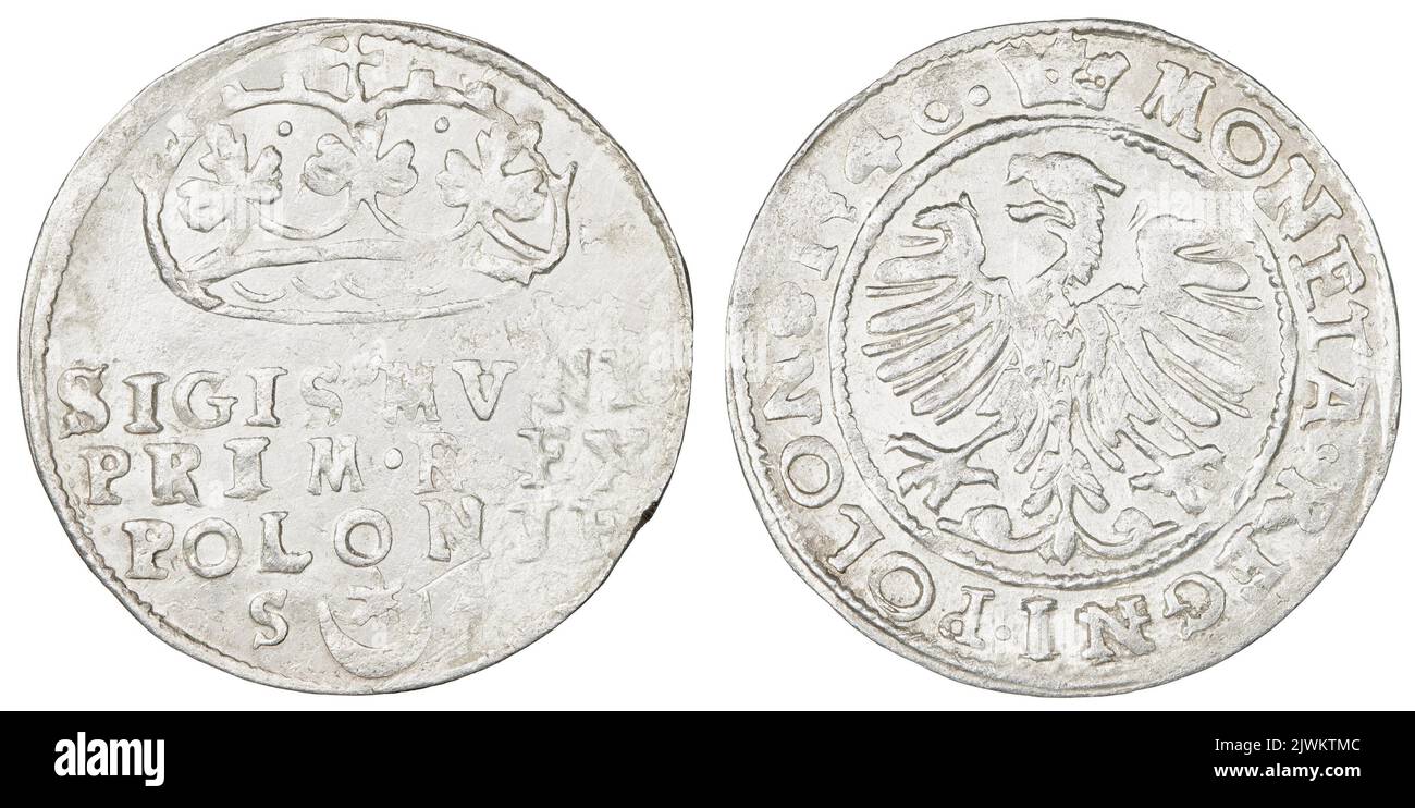 grossen. Zylmunt i Stary (król polski ; 1506-1548) Banque D'Images