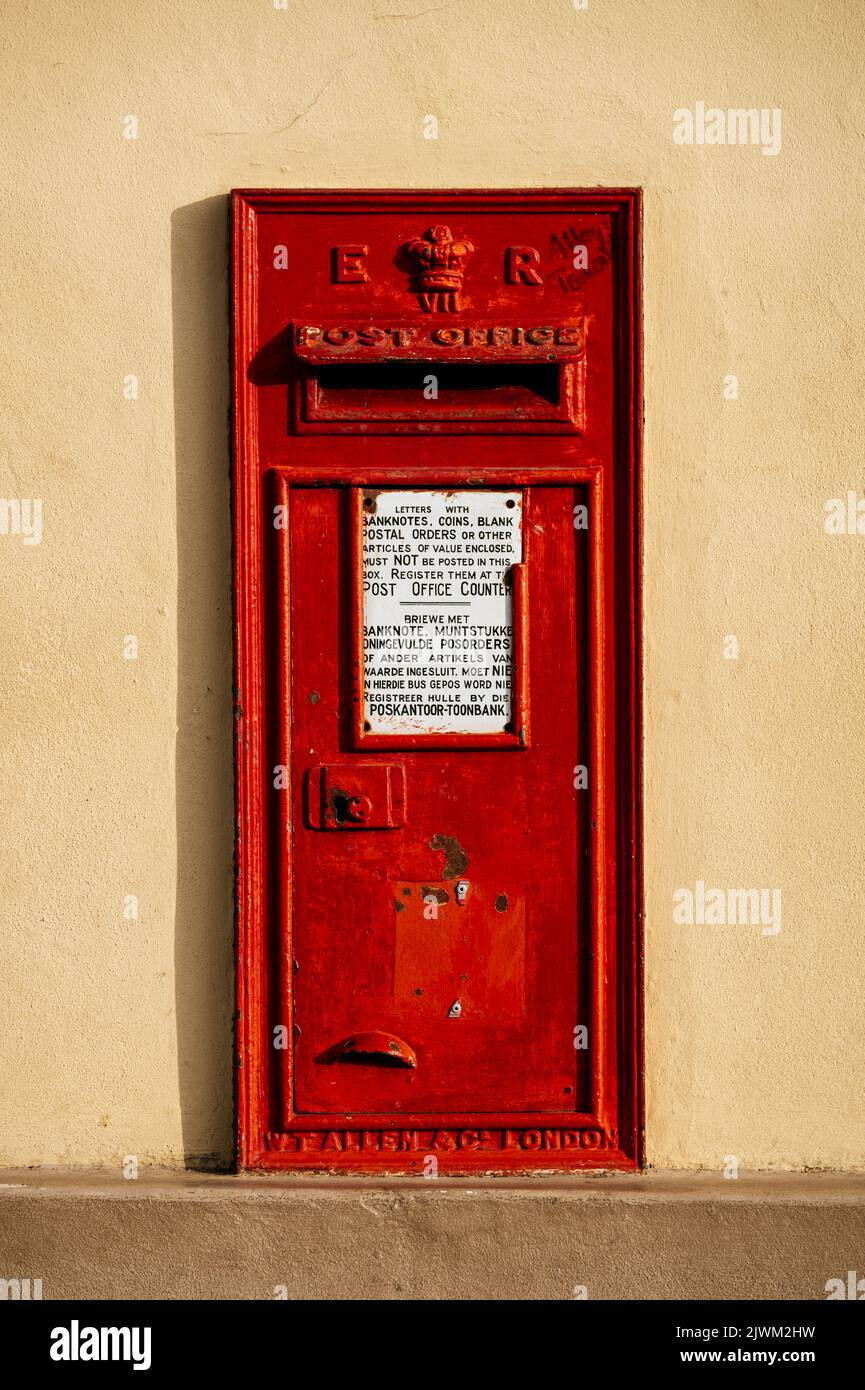 Boîte postale traditionnelle, Graaff-Reinet, Cap oriental, Afrique du Sud Banque D'Images