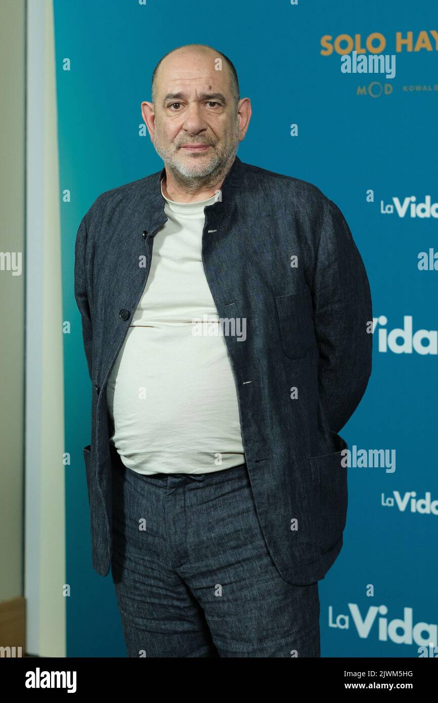 L'acteur Karra Elejalde participe au photocall 'la Vida Padre' à l'hôtel URSO de Madrid. (Photo par Atilano Garcia / SOPA Images / Sipa USA) Banque D'Images