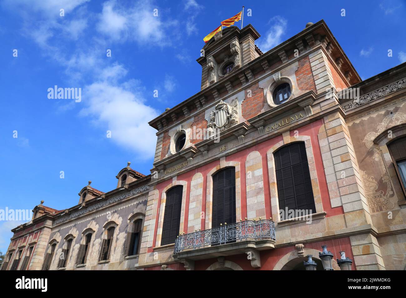 Parlement de Catalogne à Barcelone. Gouvernement régional de Catalogne. Banque D'Images