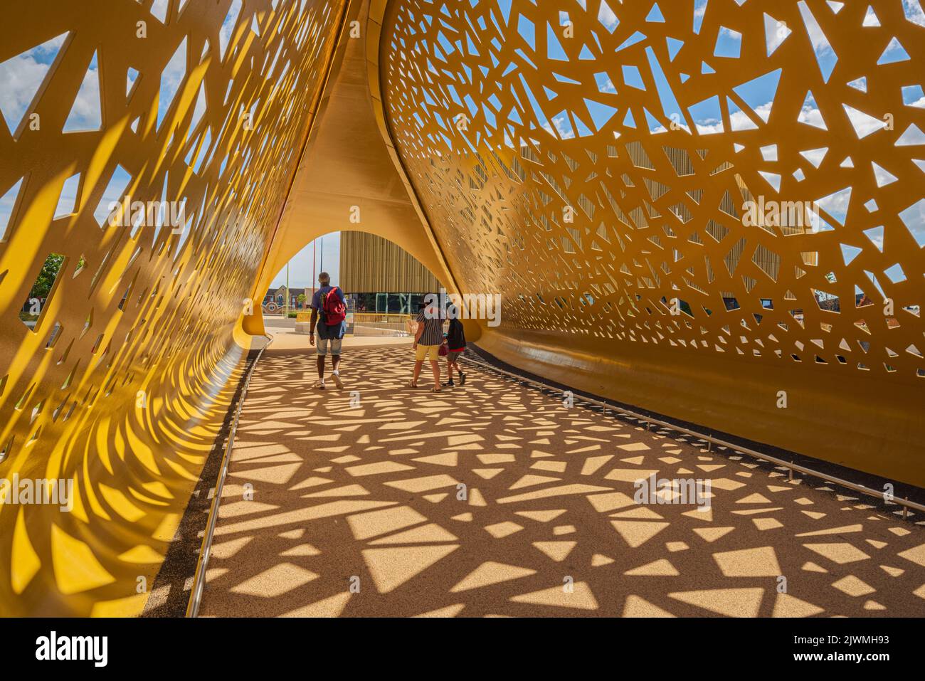 BAE COPR Bay Bridge et Swansea Arena Banque D'Images