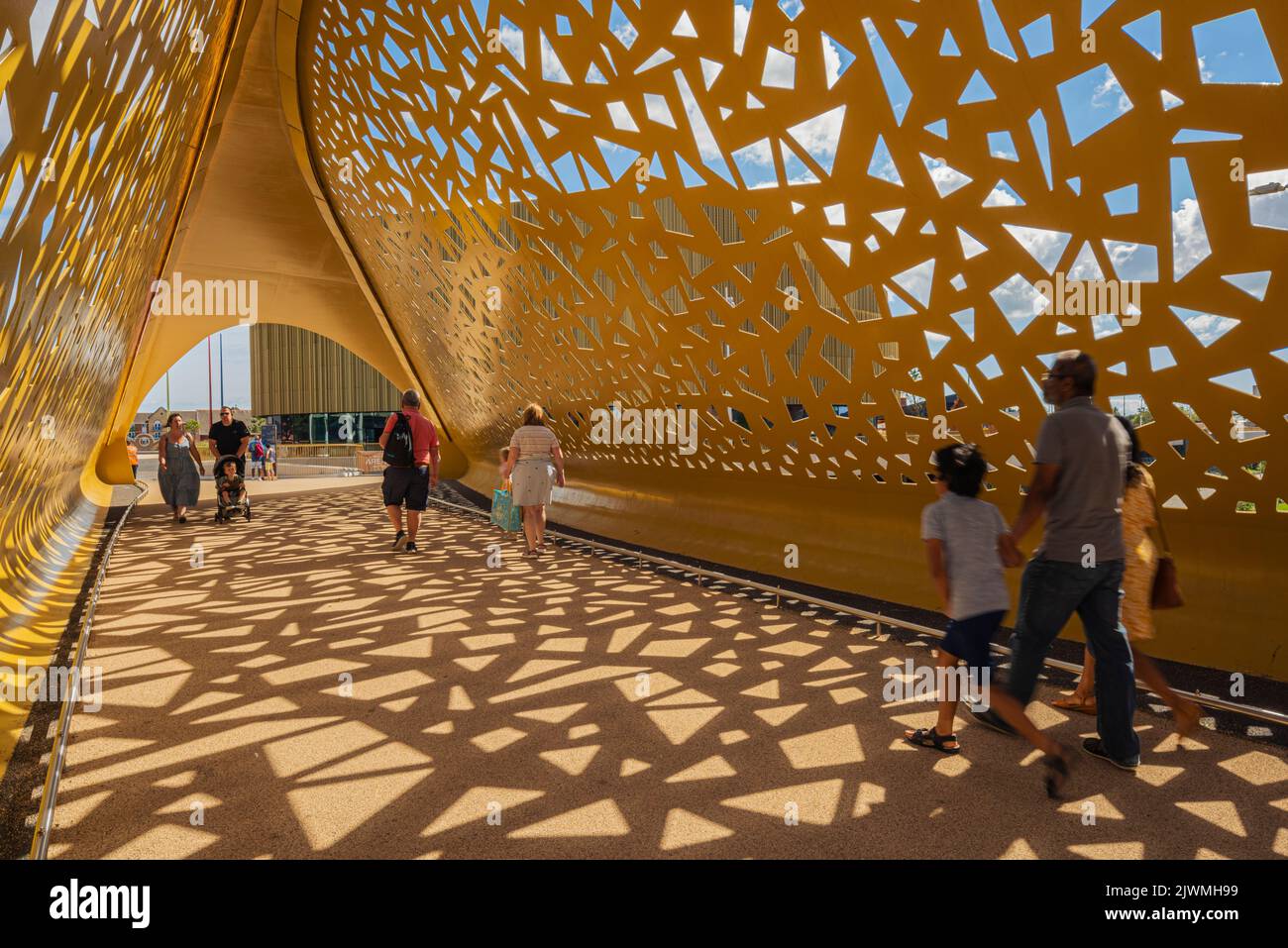 BAE COPR Bay Bridge et Swansea Arena Banque D'Images