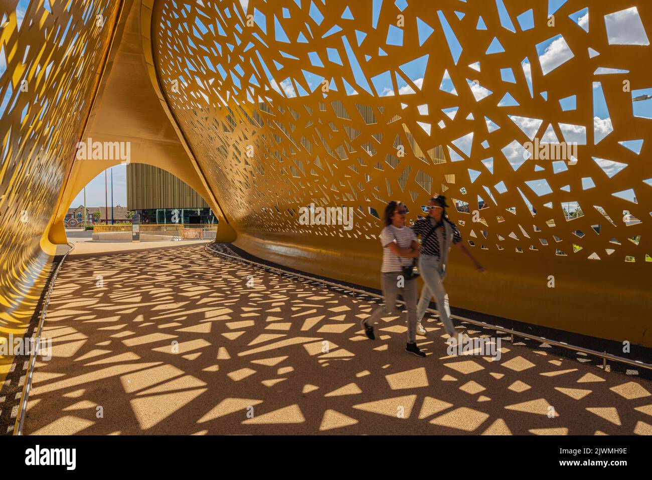 BAE COPR Bay Bridge et Swansea Arena Banque D'Images