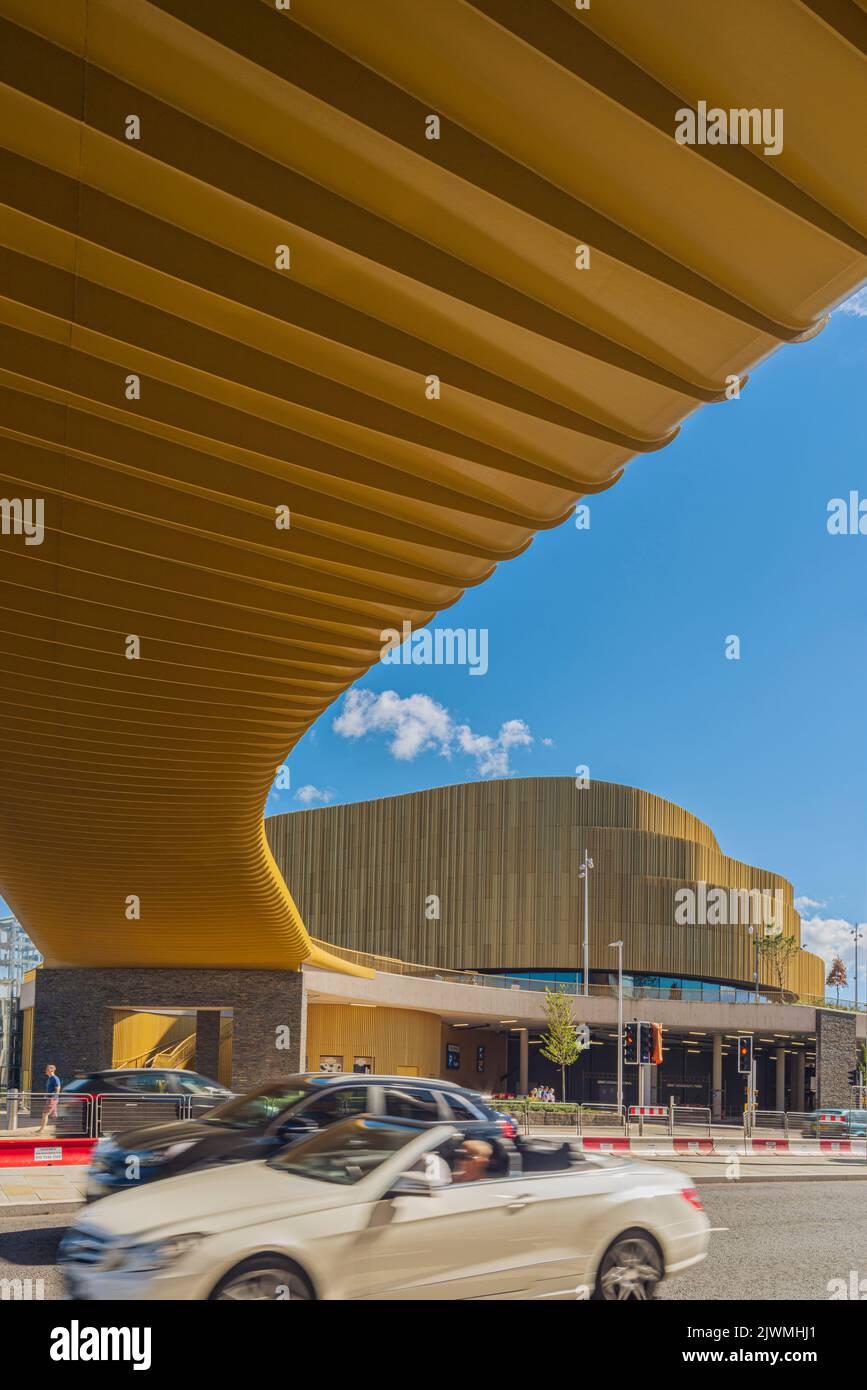 BAE COPR Bay Bridge et Swansea Arena Banque D'Images