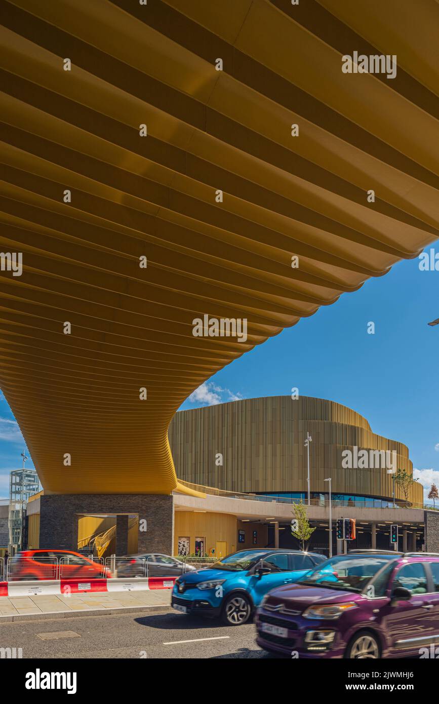 BAE COPR Bay Bridge et Swansea Arena Banque D'Images