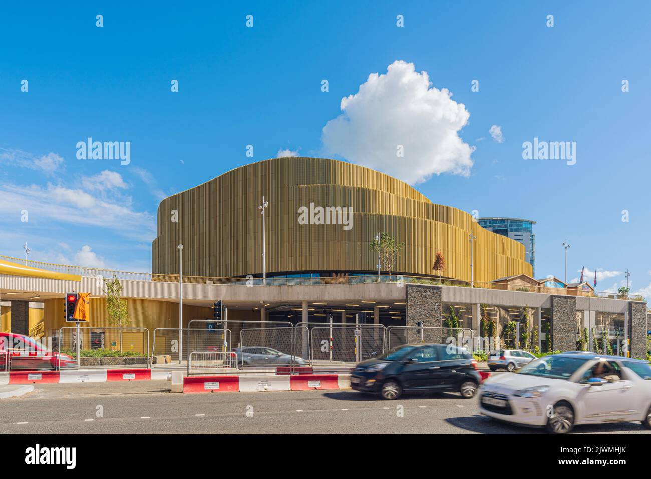 BAE COPR Bay Bridge et Swansea Arena Banque D'Images