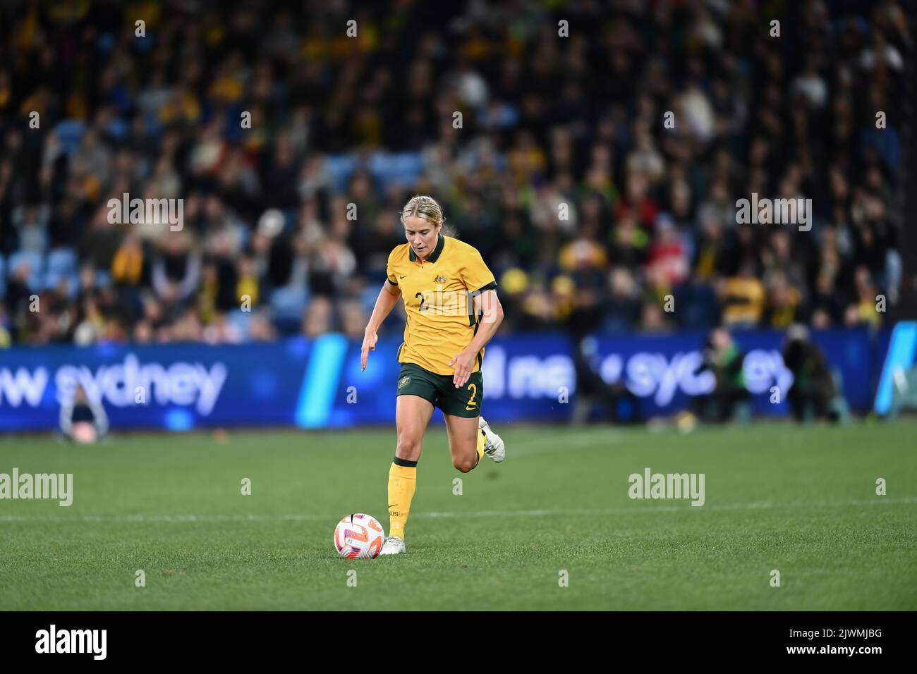 Sydney, Australie. 06th septembre 2022. Courtney Nevin d'Australie en action lors du match international féminin entre les Matildes d'Australie et le Canada au stade Allianz de 06 septembre 2022 à Sydney, en Australie. Credit: Izhar Ahmed Khan/Alamy Live News/Alamy Live News Banque D'Images