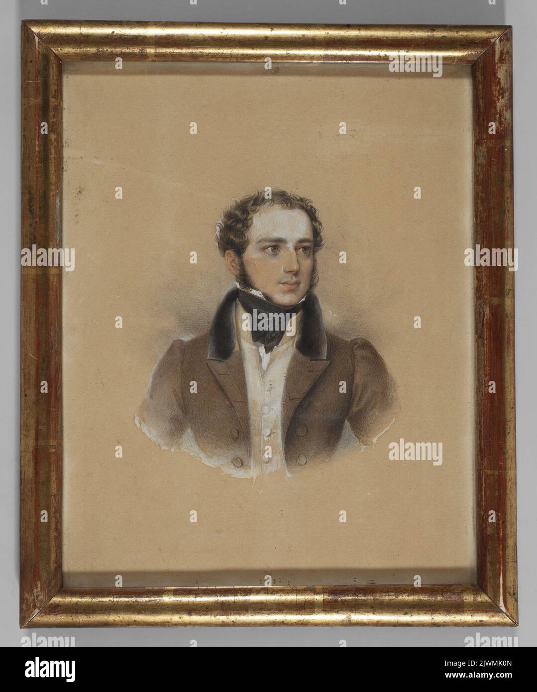 Władysław Sanguszko W wieku młodzieńczym. Ender, Johann Nepomuk (1793-1854), peintre Banque D'Images