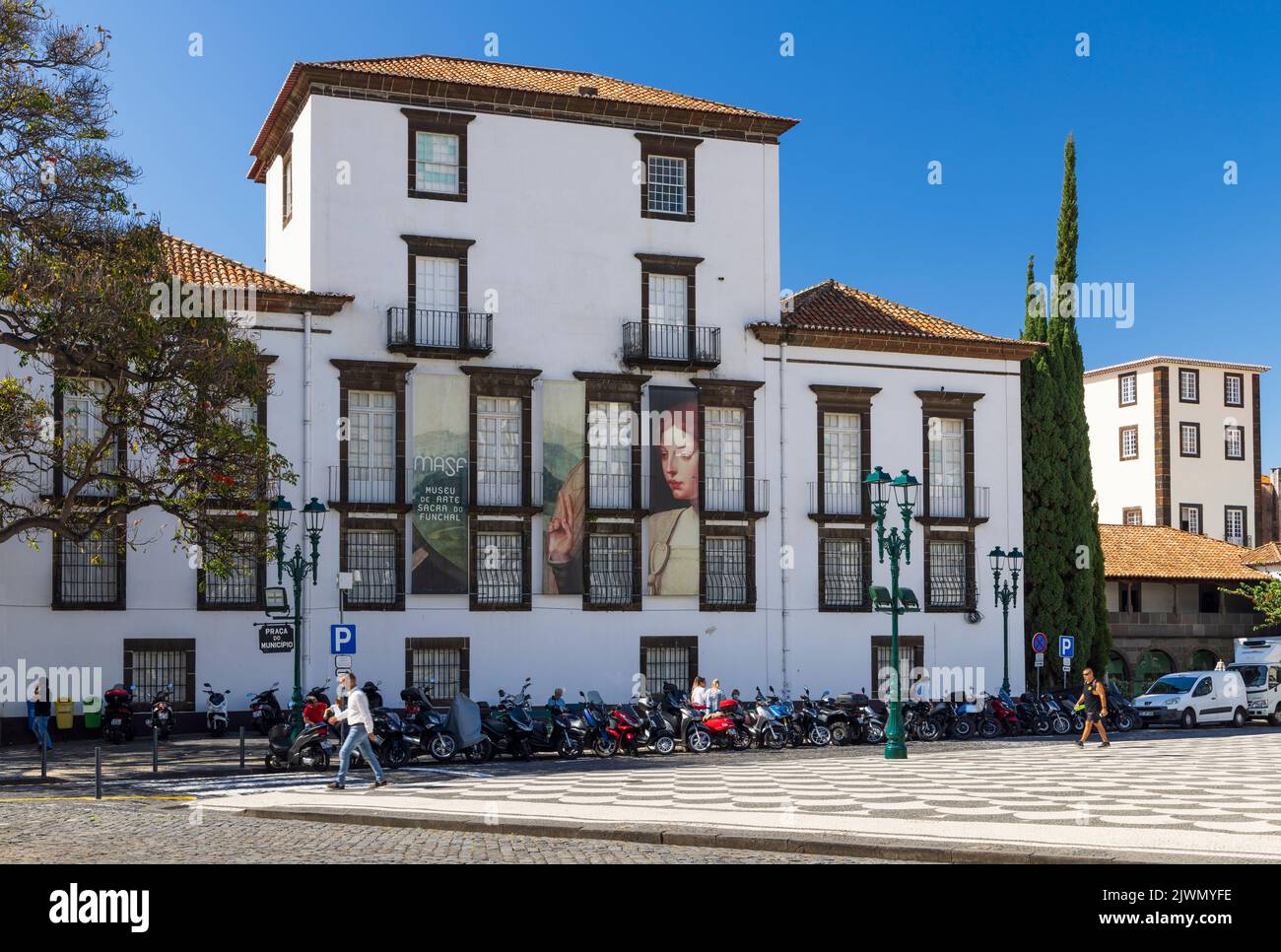 Musée d'art sacré à Praca do Município, Funchal, Madère, Portugal Banque D'Images