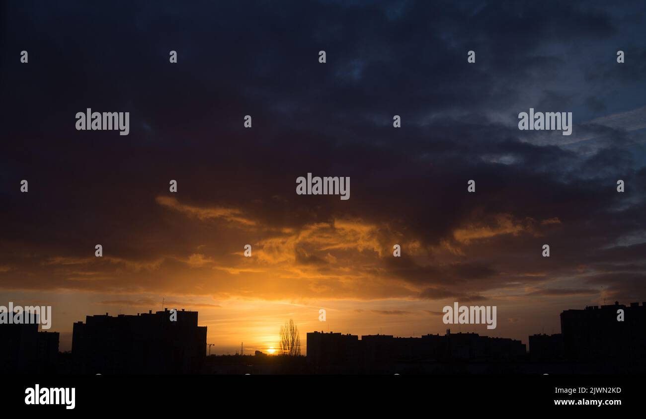 Tôt le matin en été Banque D'Images