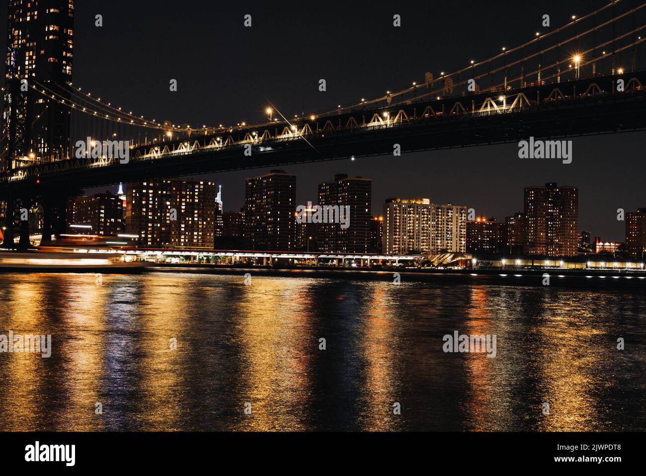 New York Nuit Banque D'Images