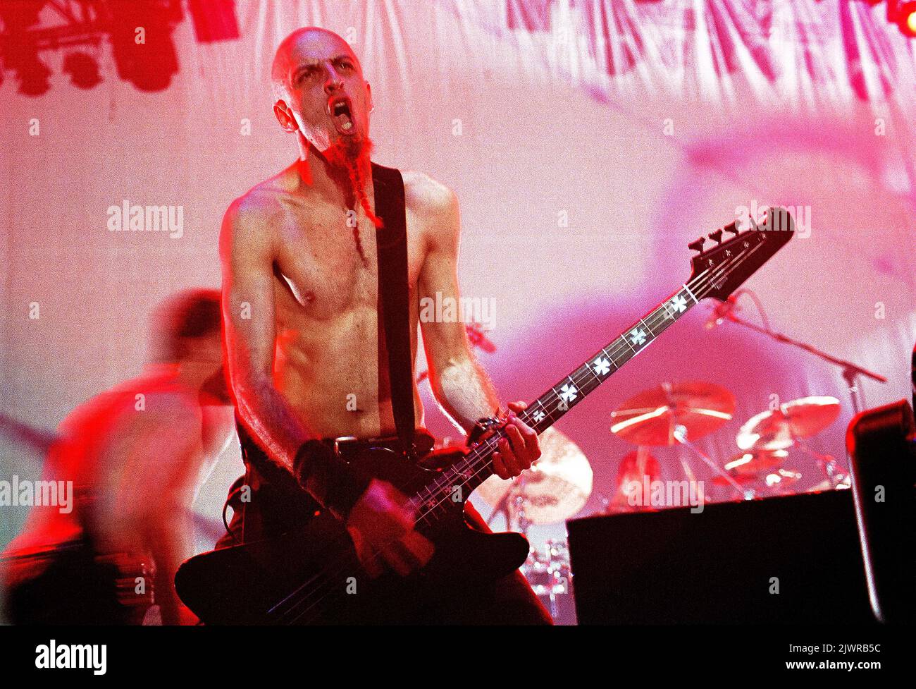 Système d'Une baisse de performance à San Jose, Californie 2002 crédit: Ross Pelton/MediaPunch Banque D'Images