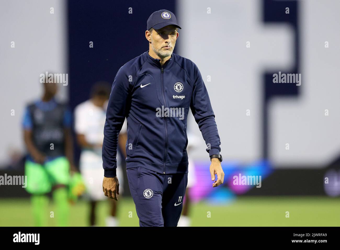 ZAGREB, CROATIE - SEPTEMBRE 06 : entraîneur en chef de Chelsea Thomas Tuchel lors du match E de la Ligue des champions de l'UEFA entre Dinamo Zagreb et le FC Chelsea au Stadion Maksimir on 6 septembre 2022 à Zagreb, en Croatie. Photo: Luka Stanzl/PIXSELL Banque D'Images