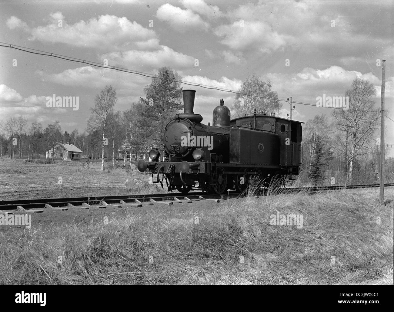 Locomotive à vapeur Ånglok Banque D'Images