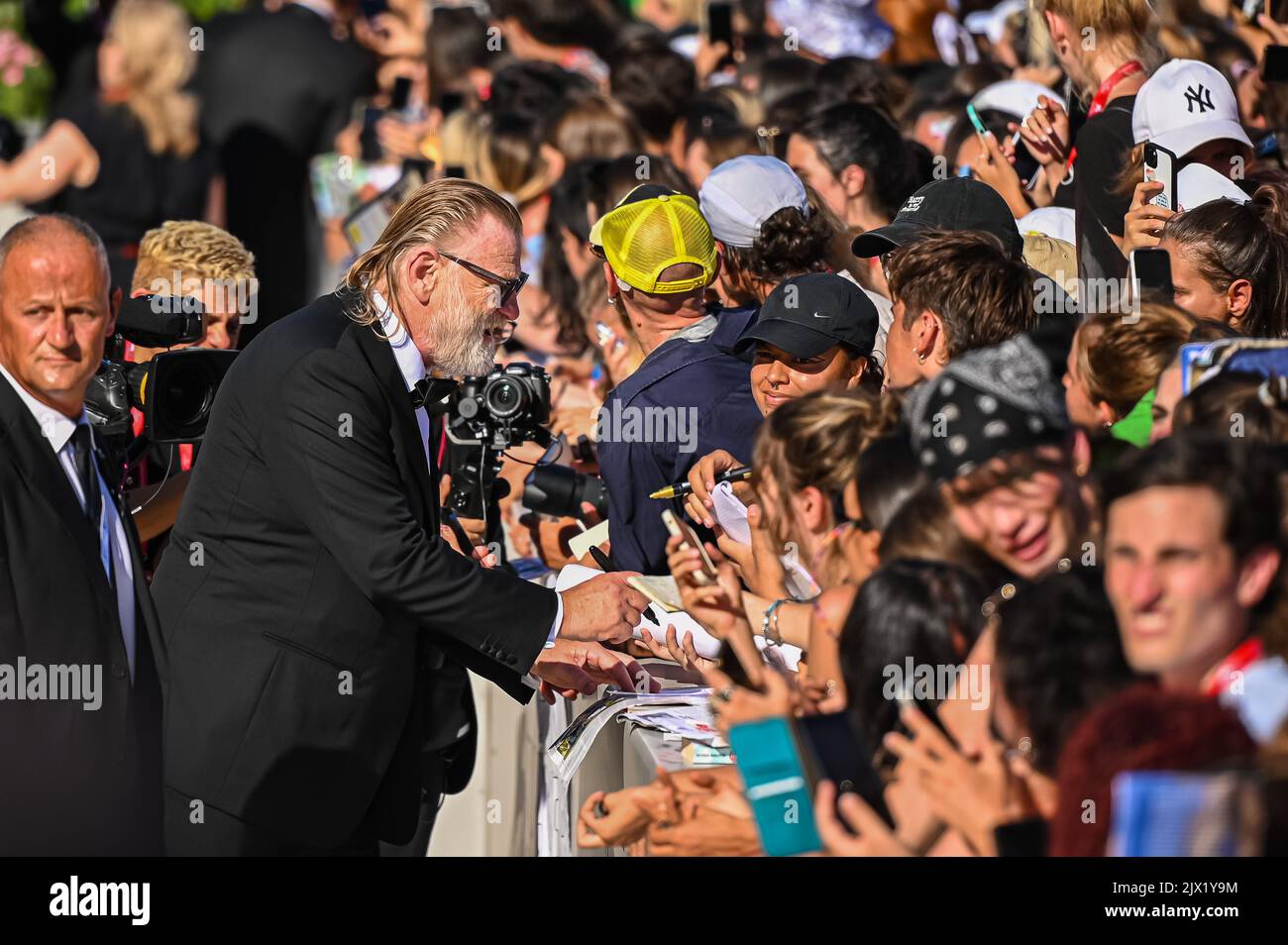 Brendan Gleeson assiste au tapis rouge « les Banshees of Inishenin » au Festival international du film de Venise 79th sur 05 septembre 2022 à Venise, en Italie. Banque D'Images