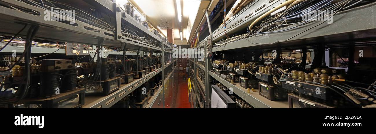 Jonction Crewe North, boîtier de signalisation, salle de relais, Vernon Way, Cheshire, ANGLETERRE, ROYAUME-UNI, CW1 2DB Banque D'Images