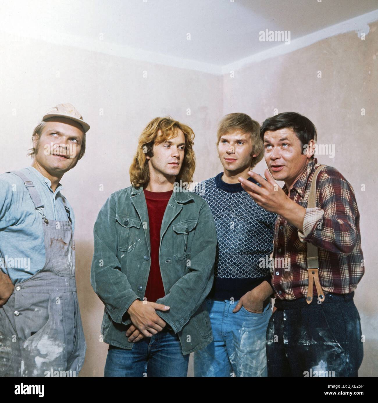 Die neuen Leiden des jungen W., Fernsehfilm, Deutschland 1976, Regie: Eberhard Itzenplitz, Darsteller: Wolfgang Condrus, Klaus Hoffmann, Jürgen Nagel, Peter Thom Banque D'Images