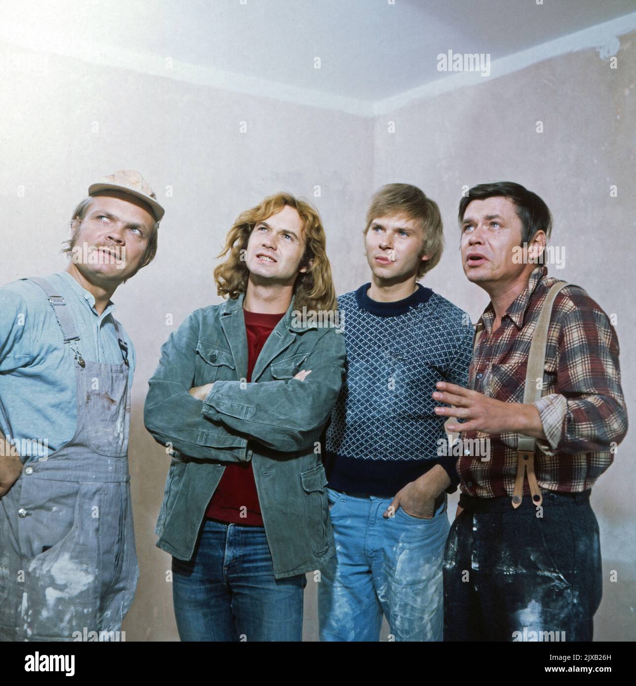 Die neuen Leiden des jungen W., Fernsehfilm, Deutschland 1976, Regie: Eberhard Itzenplitz, Darsteller: Wolfgang Condrus, Klaus Hoffmann, Jürgen Nagel, Peter Thom Banque D'Images