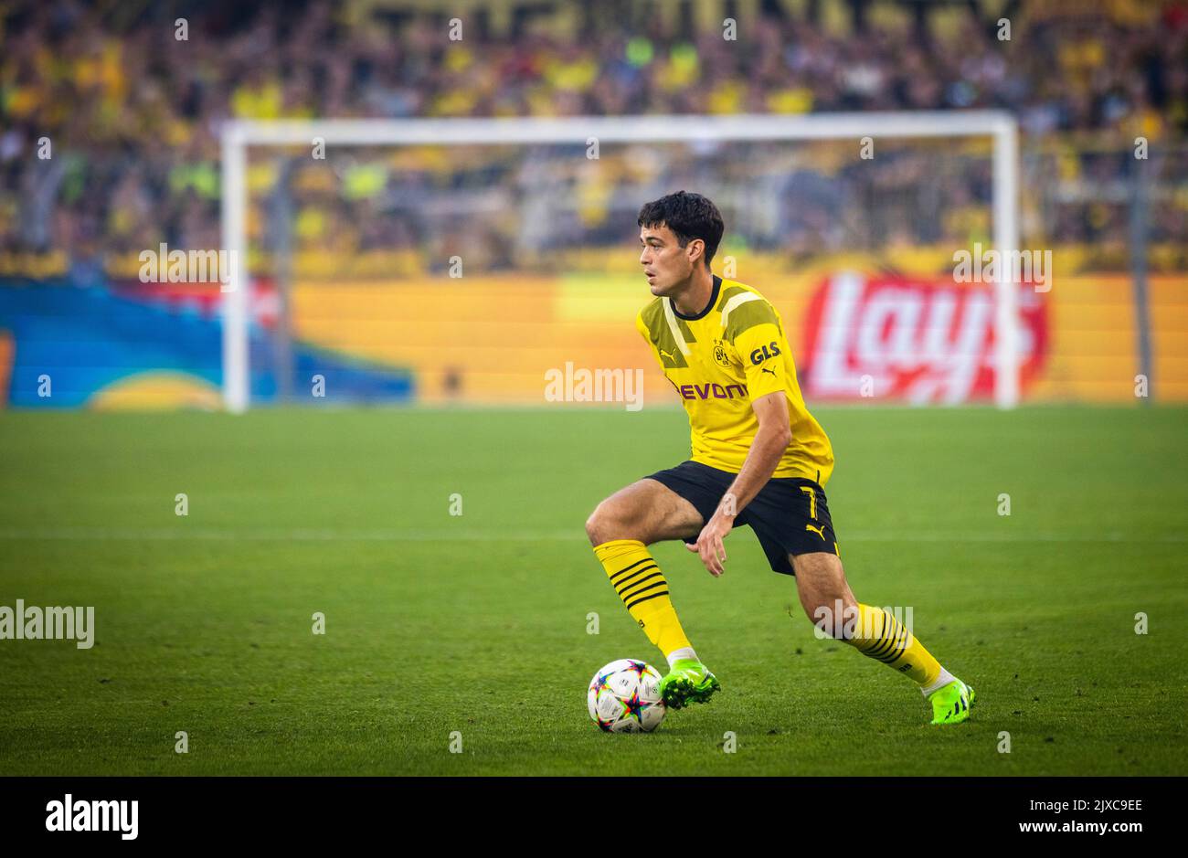 Giovanni Reyna (BVB) Borussia Dortmund - FC Kopenhagen 06.09.2022, Fussball; Saison 2022/23 Foto: Moritz Müller Copyright (nur für journalistische Banque D'Images