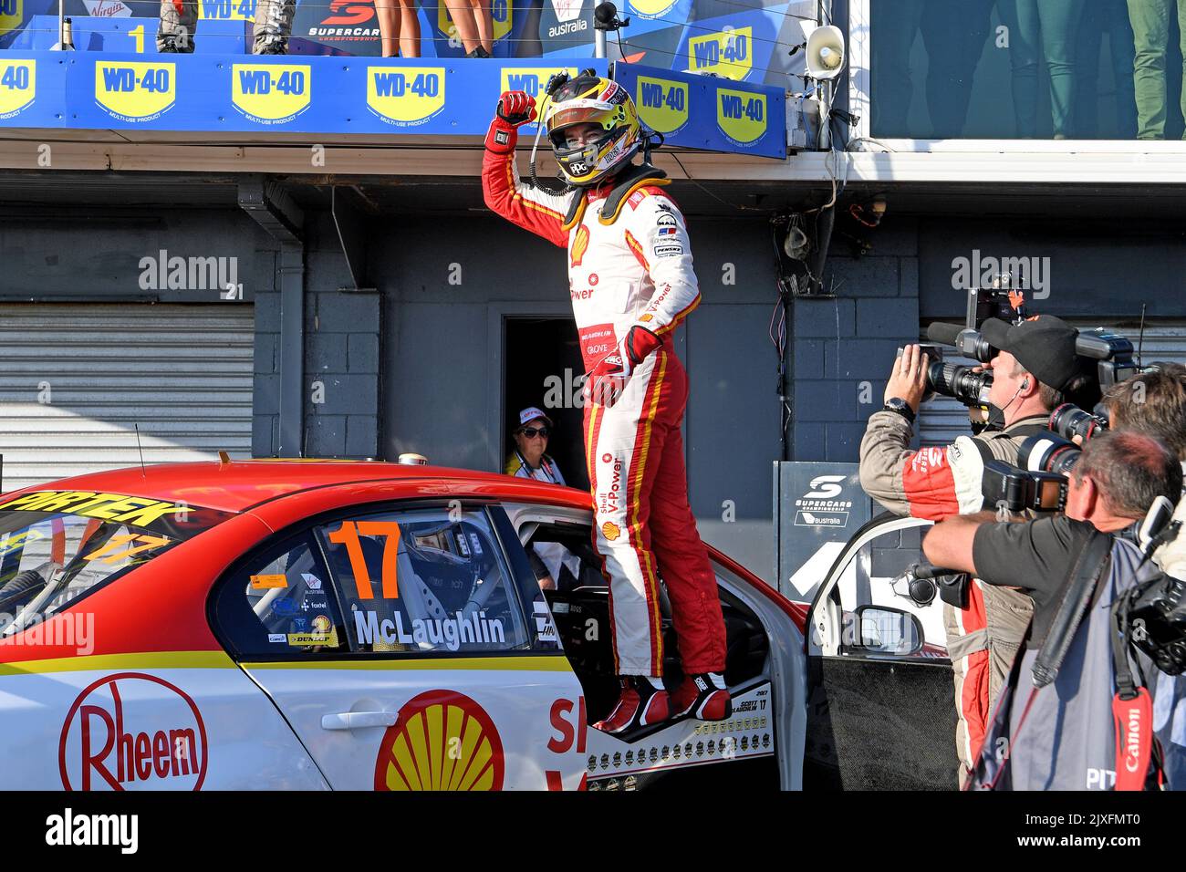 Scott McLaughlin, De L'Équipe De Course Shell V-Power, Célèbre.