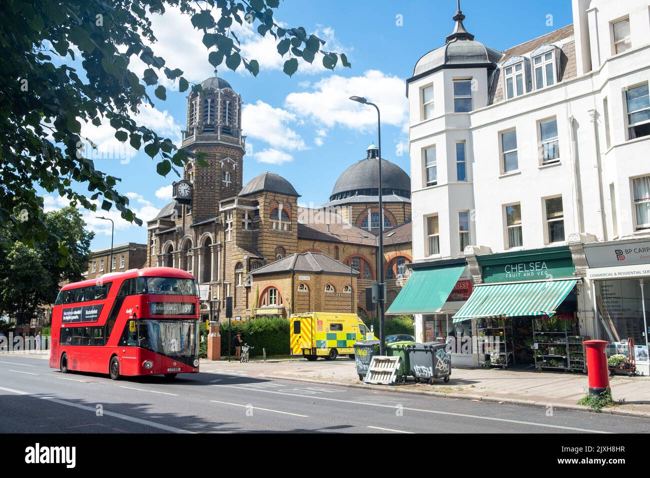 Brixton, Londres - août 2022 : bâtiment Van Gogh café sur Brixton Road, sud-ouest de Londres Banque D'Images