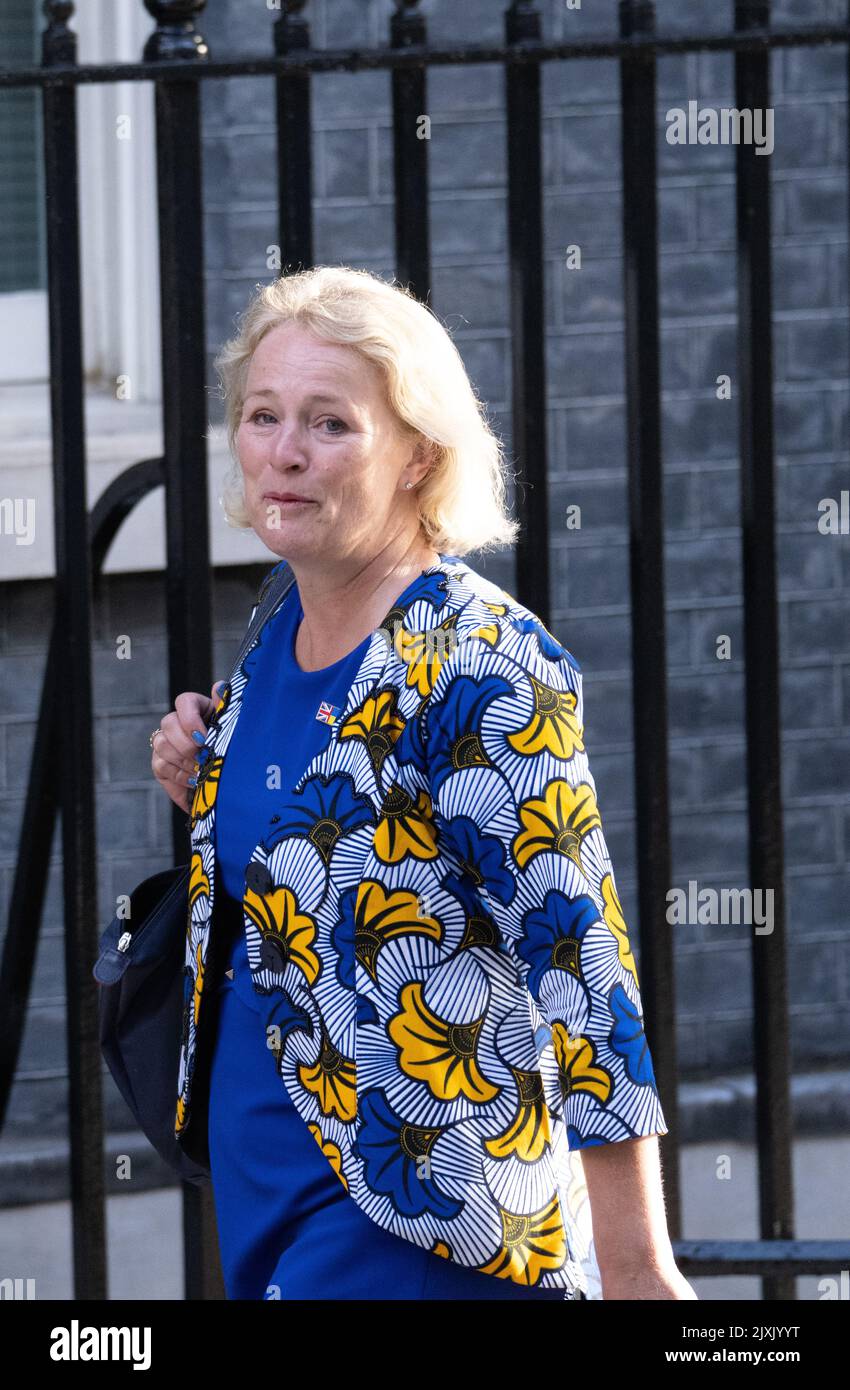 Londres, Royaume-Uni. 07th septembre 2022. Vicky Ford, secrétaire au développement international, arrive à une réunion du Cabinet au 10 Downing Street London. Crédit : Ian Davidson/Alay Live News Banque D'Images