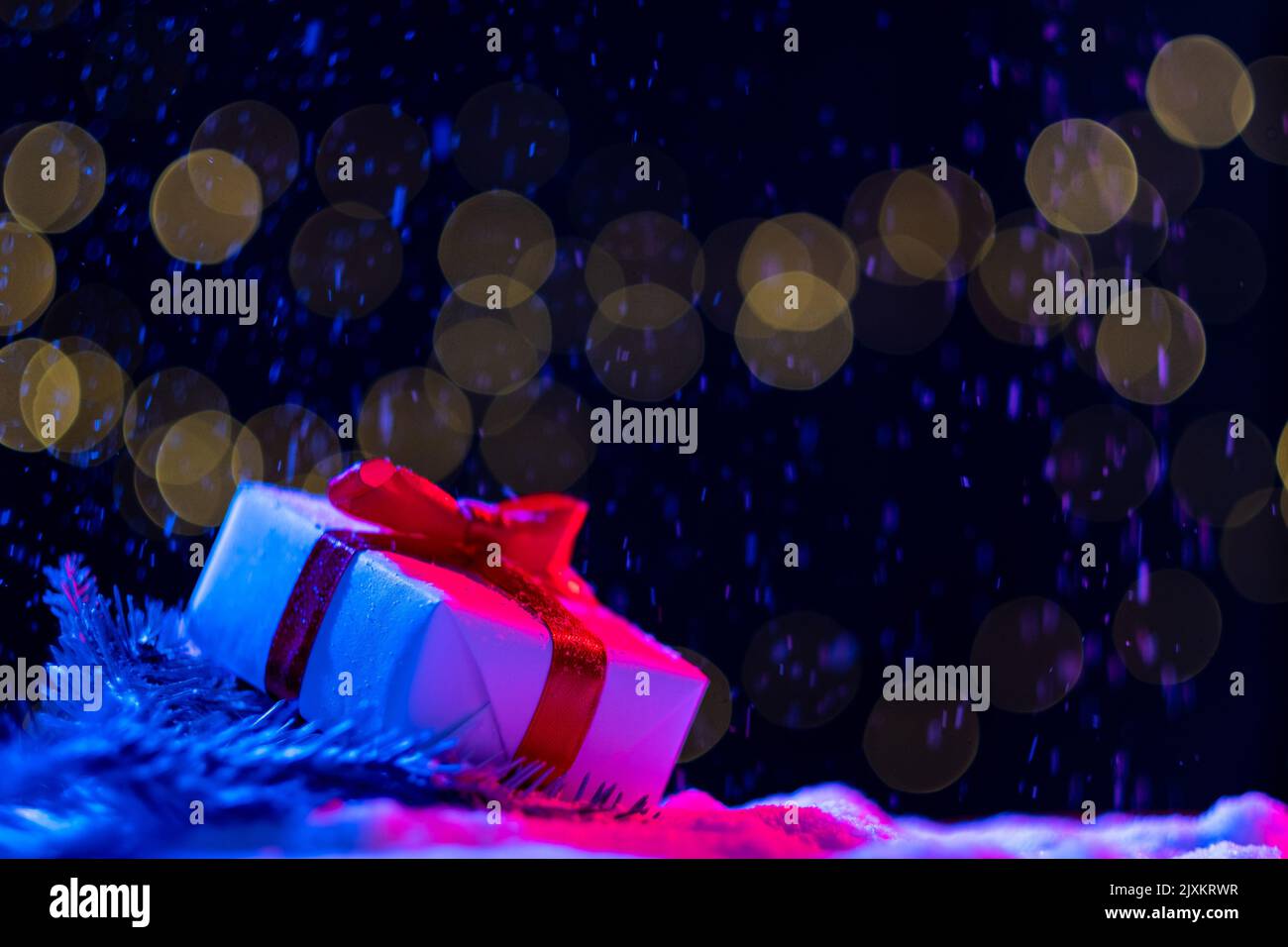 noël cadeau surprise nouvel an 2021 Banque D'Images