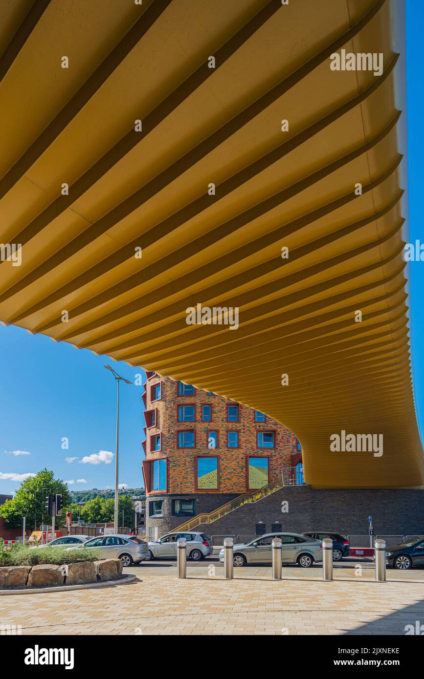 Swansea Arena et Bae COPR Bay Bridge août 2022 Banque D'Images