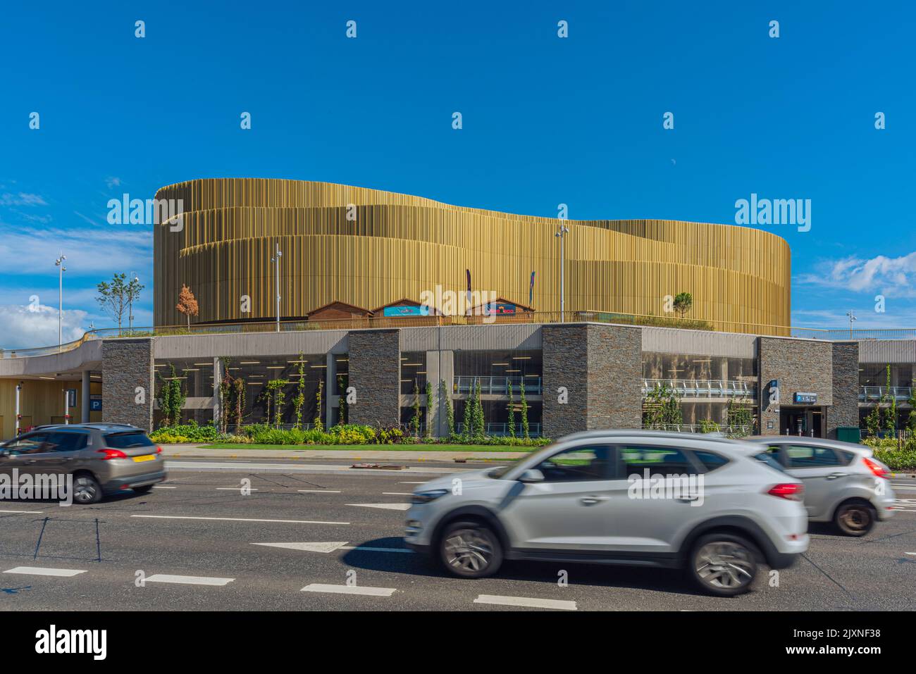 Swansea Arena et Bae COPR Bay Bridge août 2022 Banque D'Images