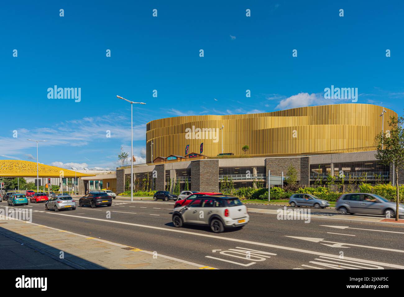 Swansea Arena et Bae COPR Bay Bridge août 2022 Banque D'Images