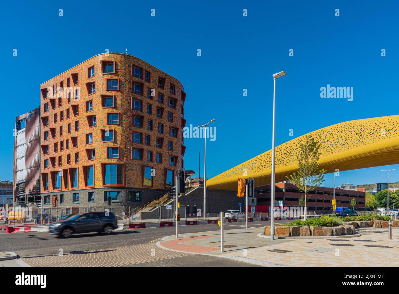 Swansea Arena et Bae COPR Bay Bridge août 2022 Banque D'Images