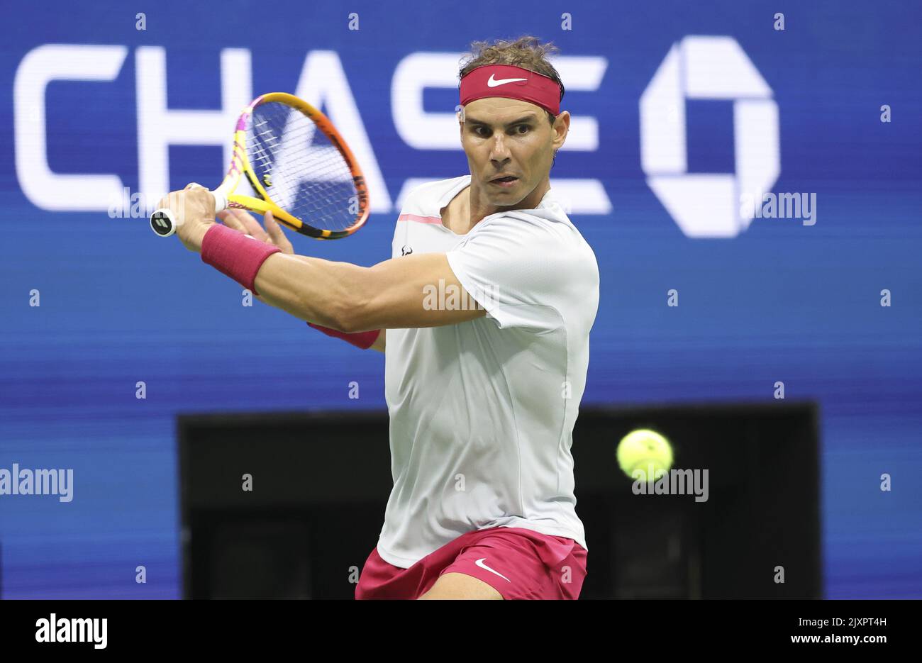 Rafael Nadal d'Espagne au cours du jour 8 de l'US Open 2022, 4th Grand tournoi de tennis de la saison sur 5 septembre 2022 au Centre national de tennis de l'USTA à New York, Etats-Unis - photo: Jean Catuffe/DPPI/LiveMedia Banque D'Images