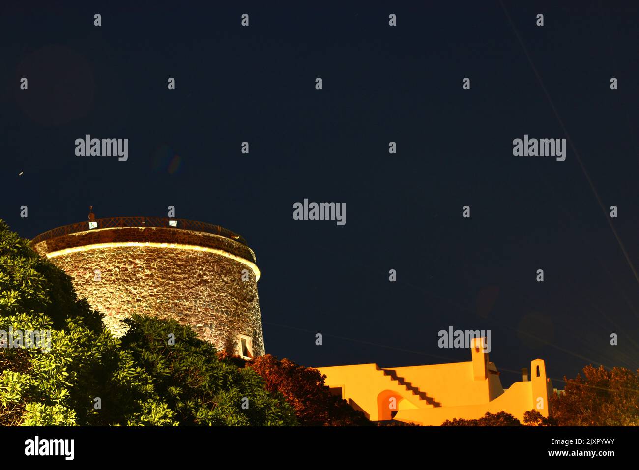 Ville de Calasetta, en Sardaigne du Sud Banque D'Images