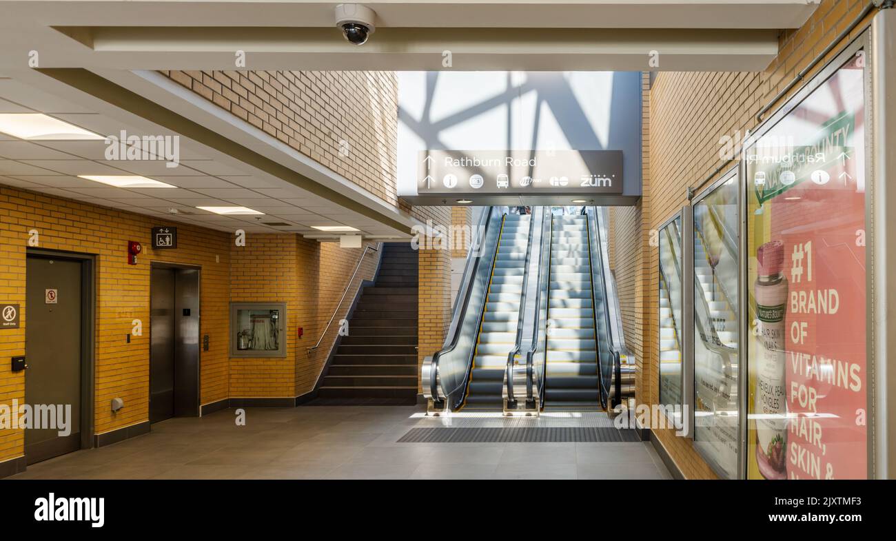 Terminal de transport du centre-ville de Mississauga. Mississauga, Ontario, Canada Banque D'Images