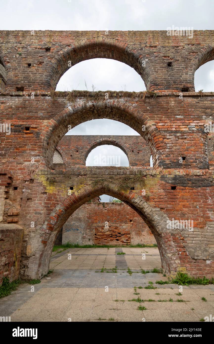 Ruines du monastère, Bad Doberan, Mecklenburg-Ouest Pomerania, Allemagne Banque D'Images