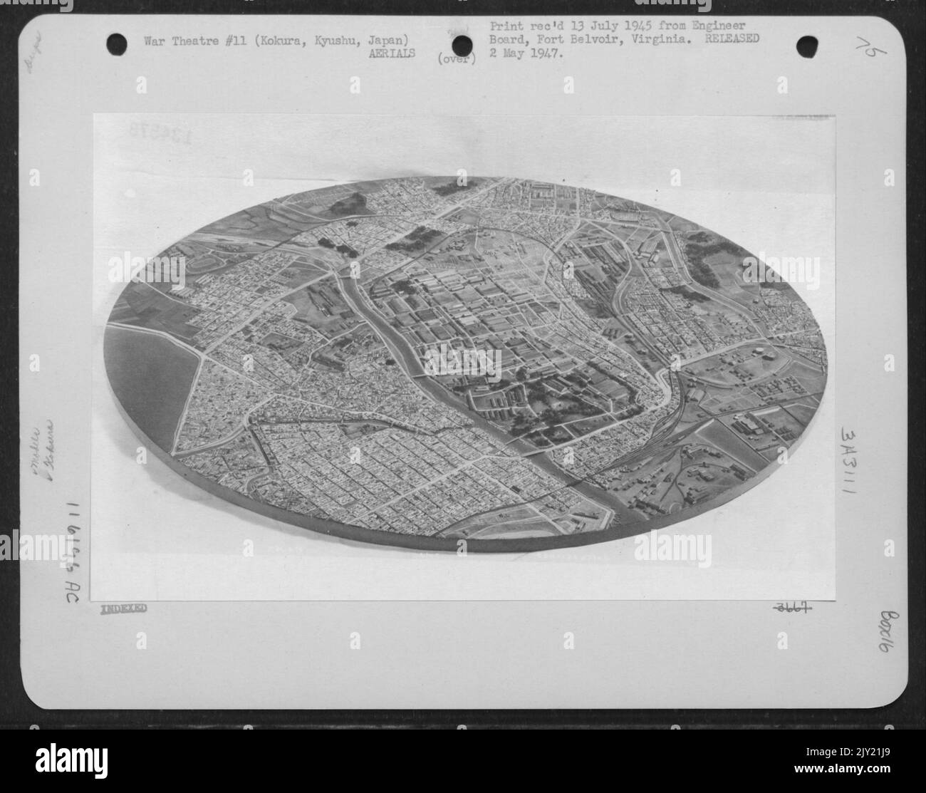 Modèle de Kokura Arsenal, Kokura, Kyushu, Japanesean. Banque D'Images