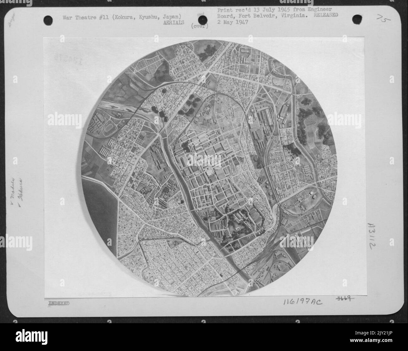 Modèle de Kokura Arsenal, Kokura, Kyushu, Japanesean. Banque D'Images