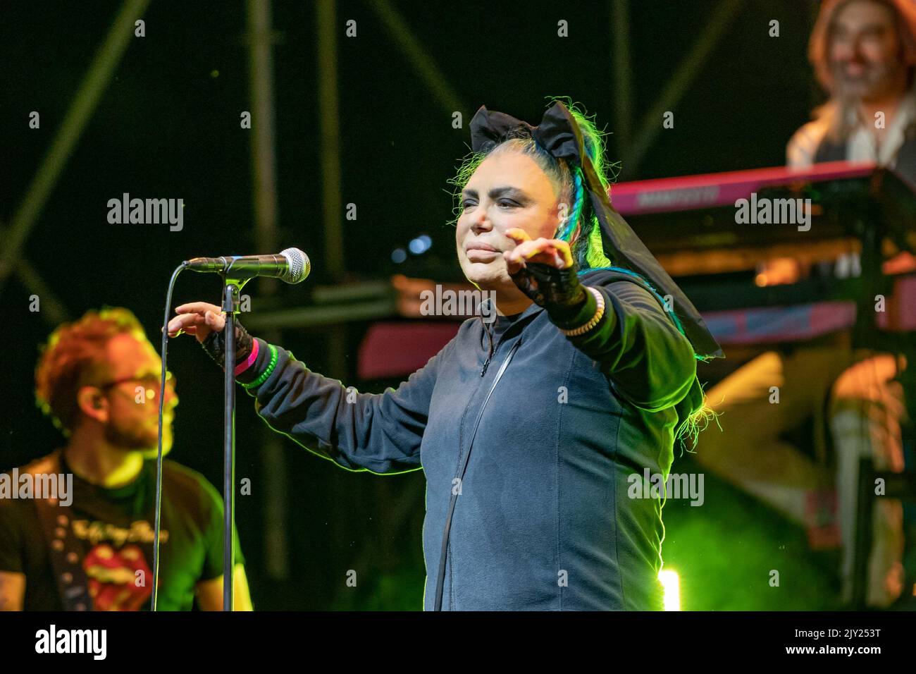 Villa Guicciardini, Prato, Italie, 06 septembre 2022, Loredana Berte en concert pendant le concert de la chanteuse italienne Loredana Berte Banque D'Images