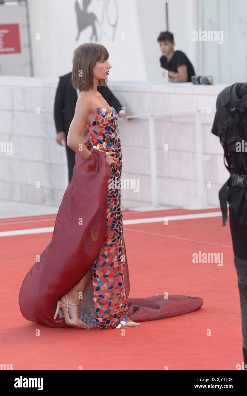 LES BANSHEES DE la première du film INISHERIN au Festival du film de Venise 79th 2022. FAMA © Fausto Marci Banque D'Images