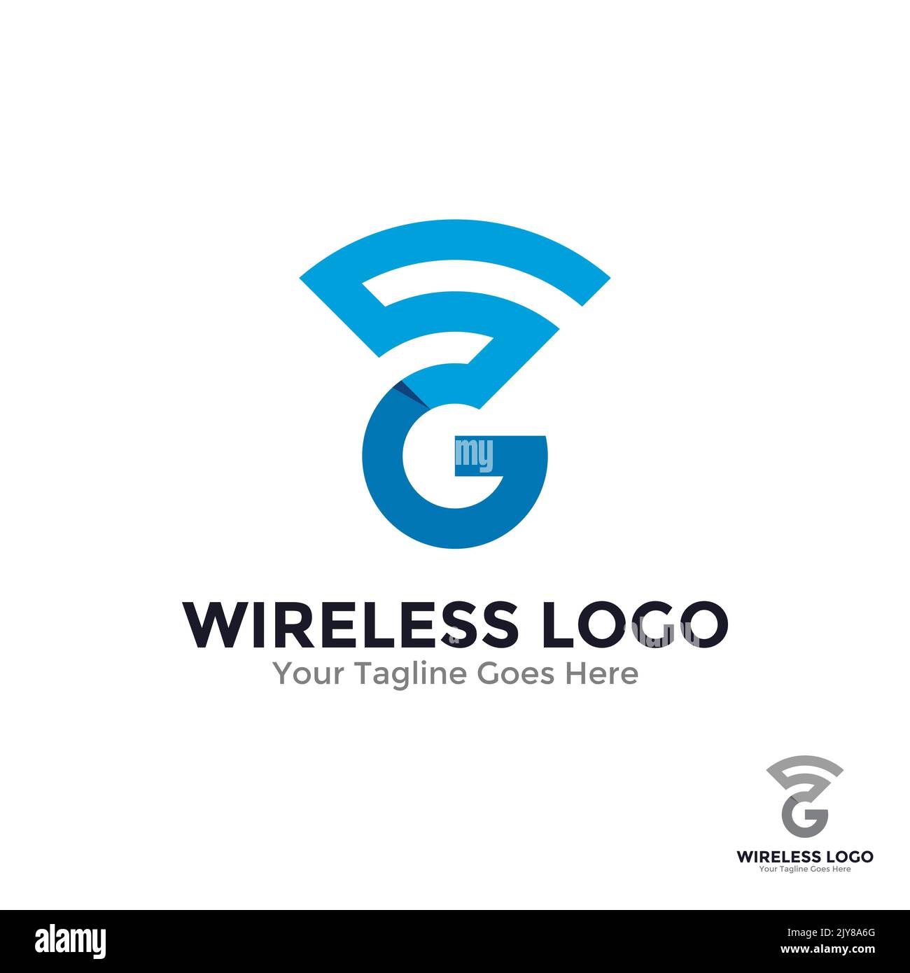 5G concept de logo de signal wifi. Illustration vectorielle Illustration de Vecteur